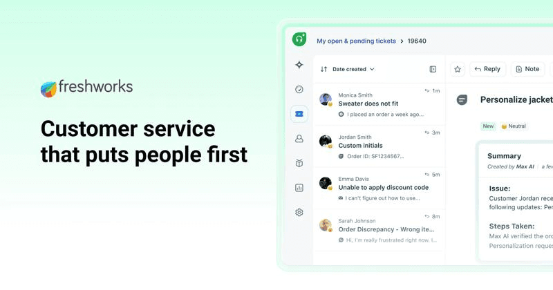 Freshdesk dashboard