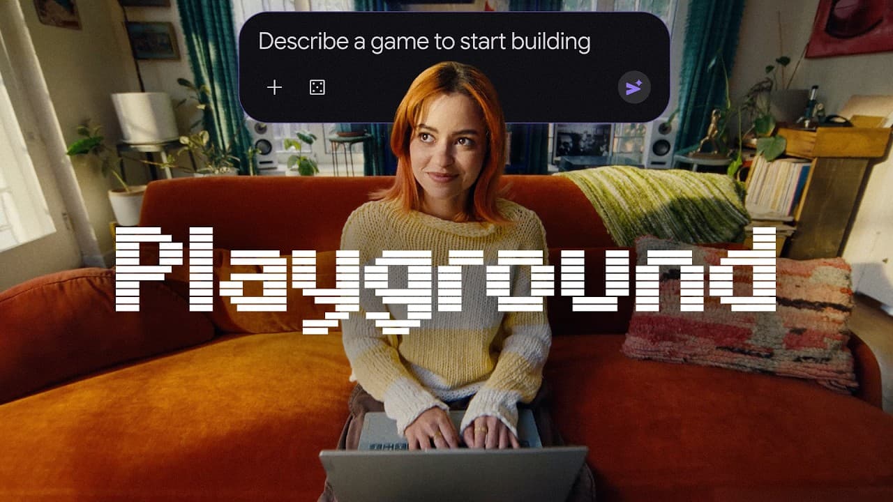 Introducing Playground: If you can think it, you can play it, the Google Labs launch video