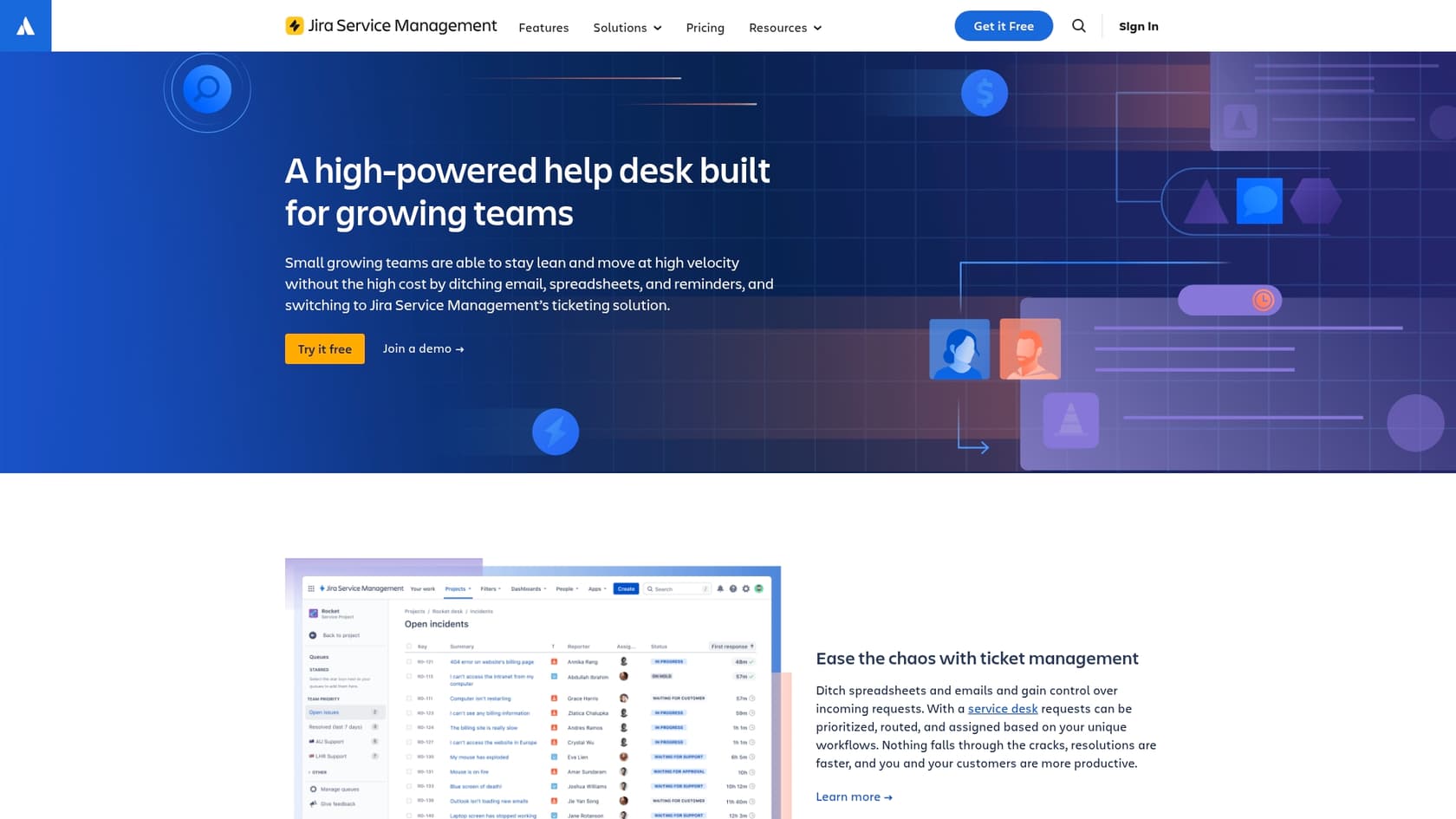 A screenshot of the Halp landing page, an example of AI agents for Jira.