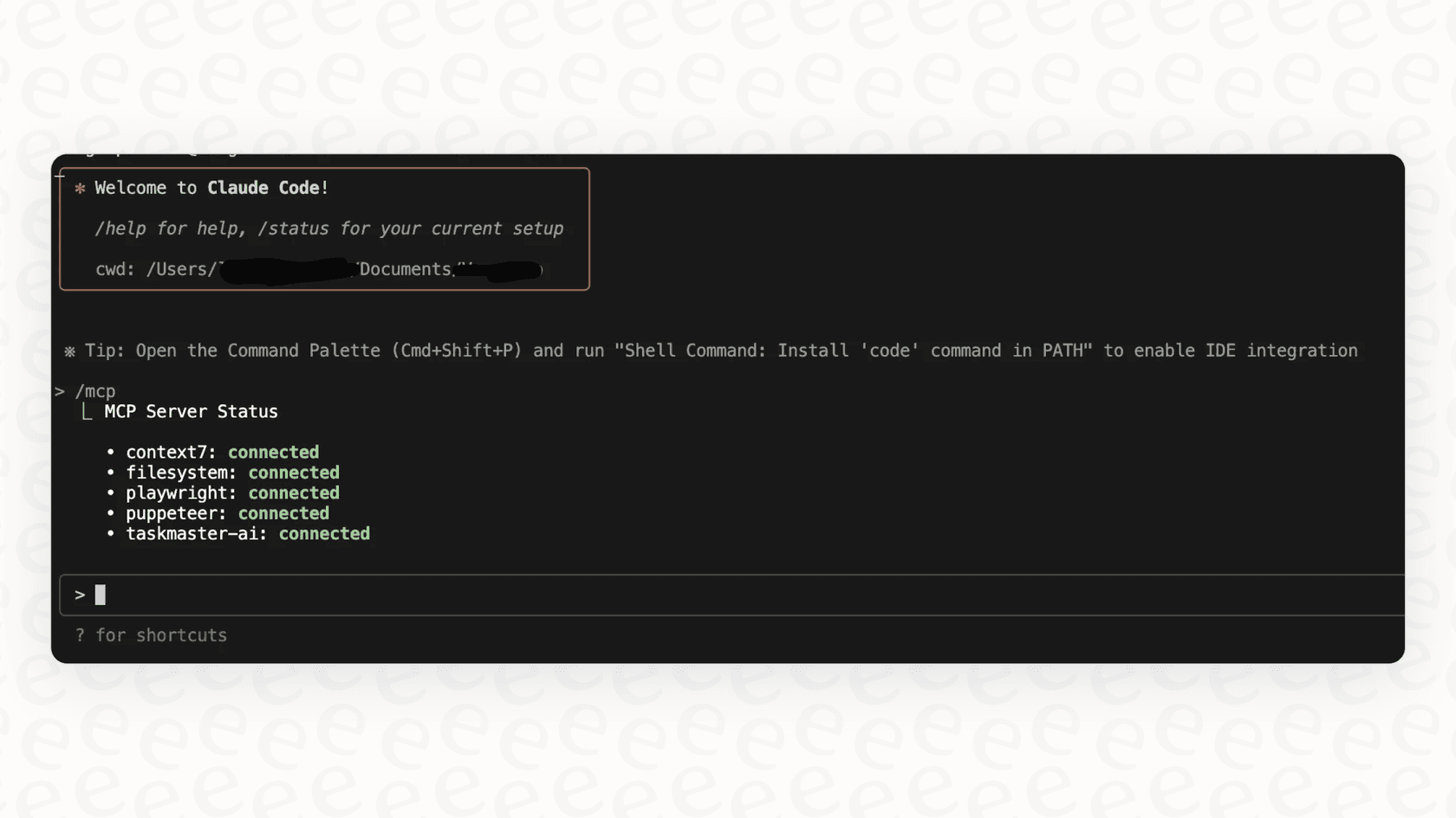 A terminal showing a developer using a command-line tool for deeper usage analytics for Claude Code.
