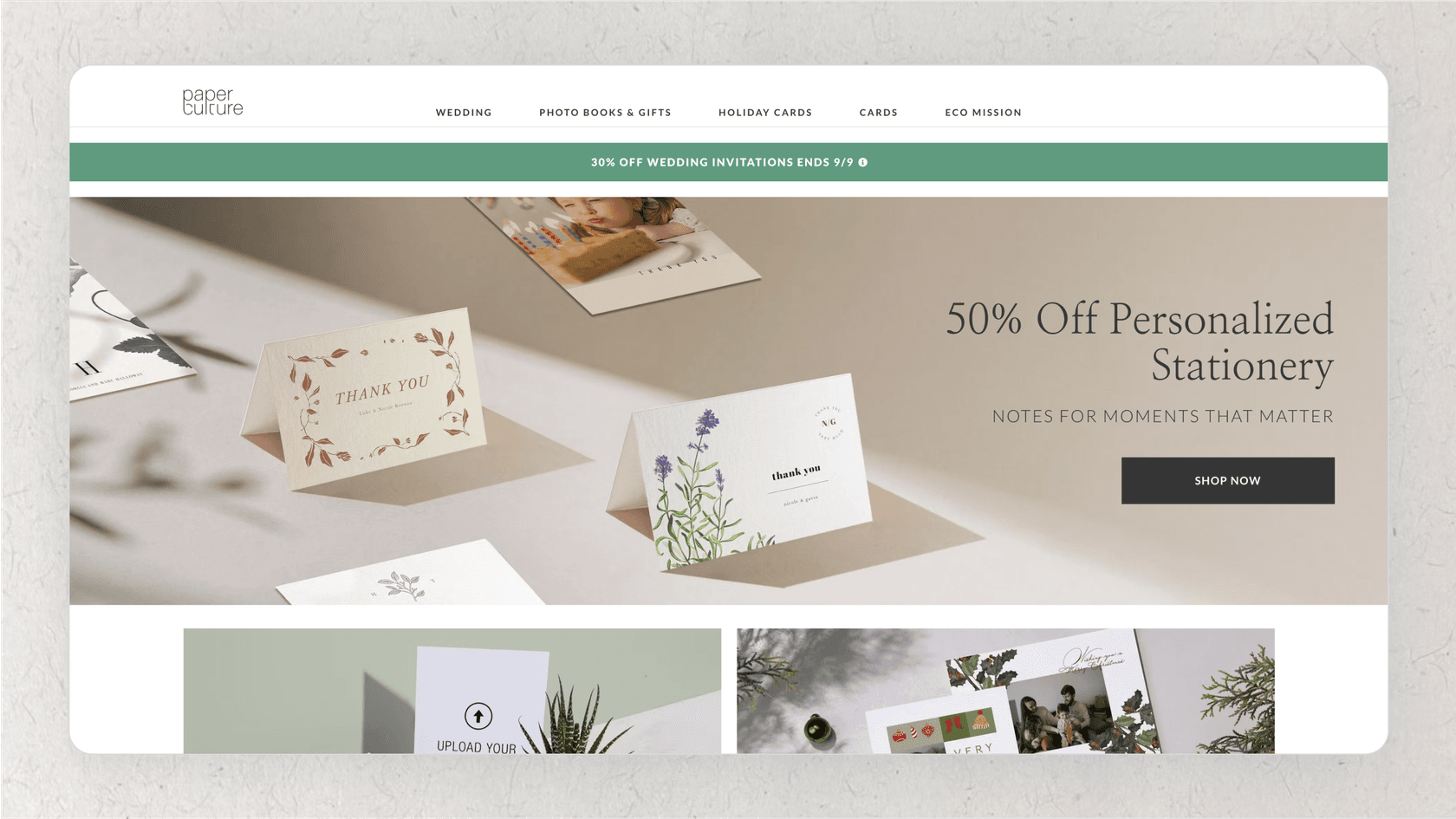 Screenshot of Paper Culture