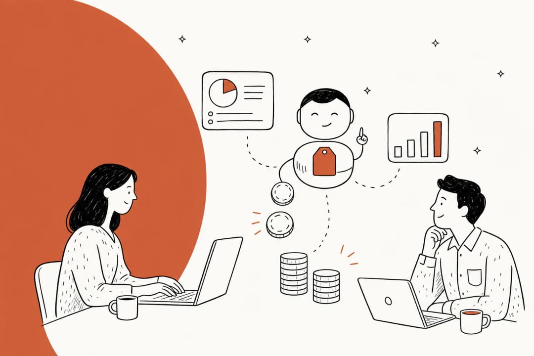 Illustrated banner for a pricing breakdown of Claude Tag, Anthropic's AI teammate for Slack