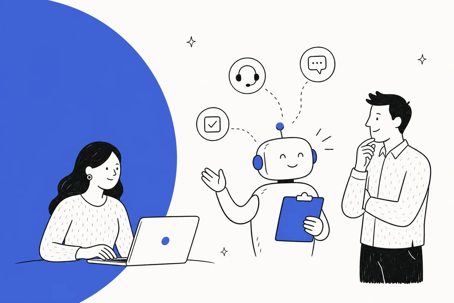 Illustrated banner for a guide to Claude Tag alternatives and AI support automation tools