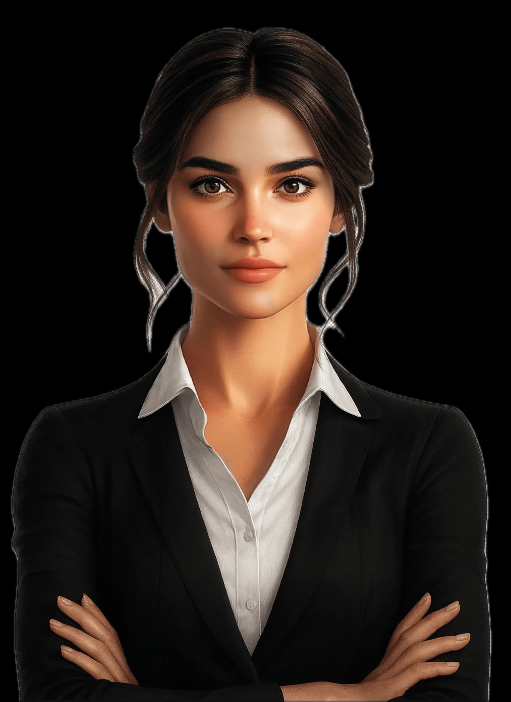 Raya, the AI customer service persona used across Teammates.ai's marketing, as taken from Teammates.ai