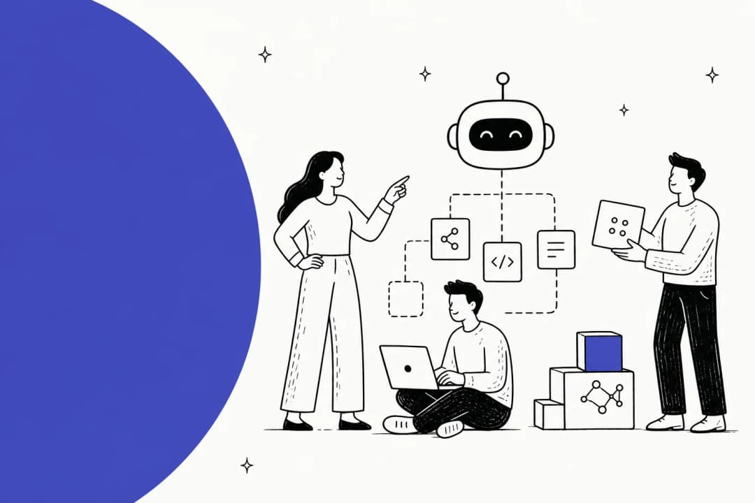 Illustrated hero banner for a roundup of the best open-source AI agents in 2026