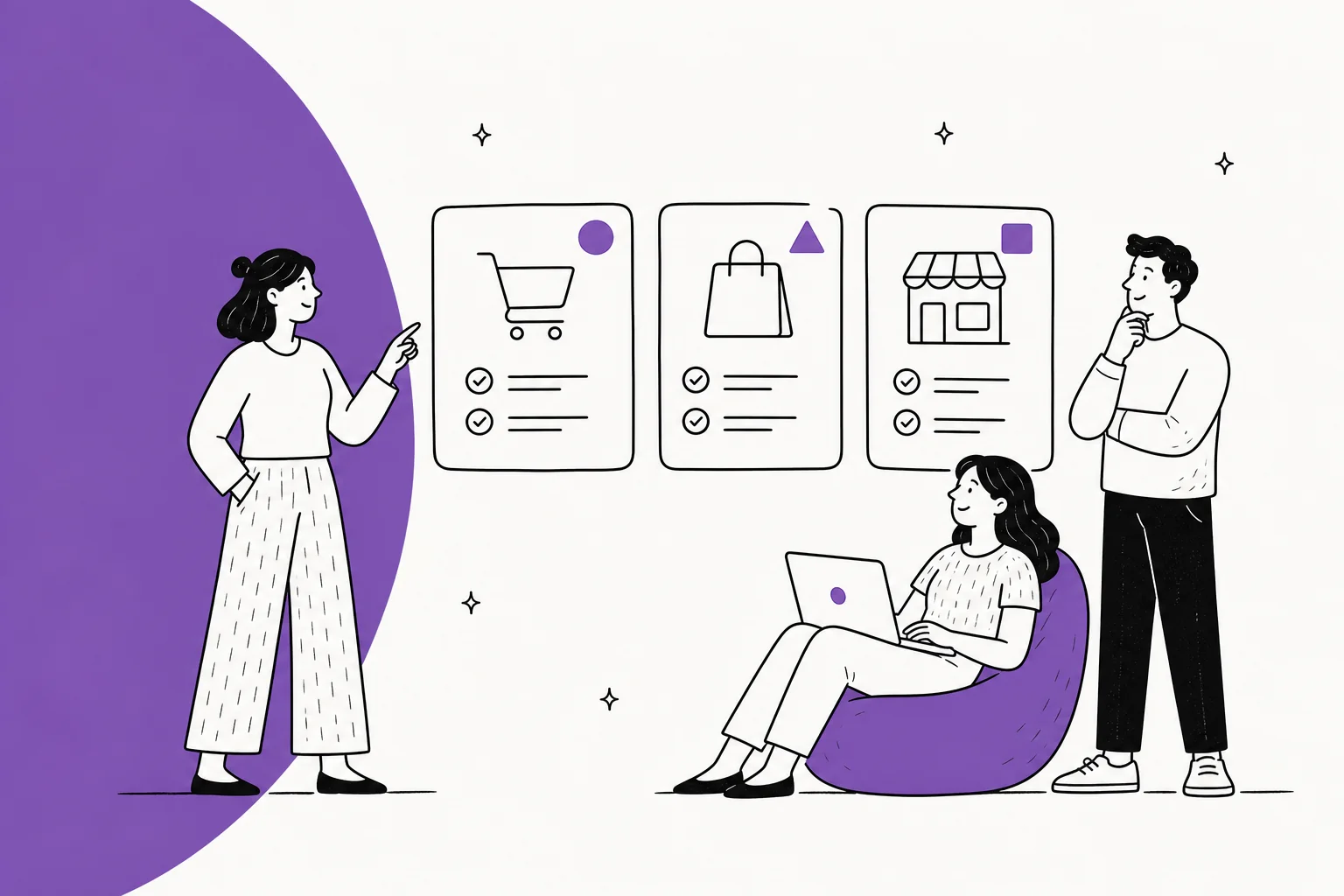 Illustrated banner for a guide comparing the best WooCommerce alternatives in 2026