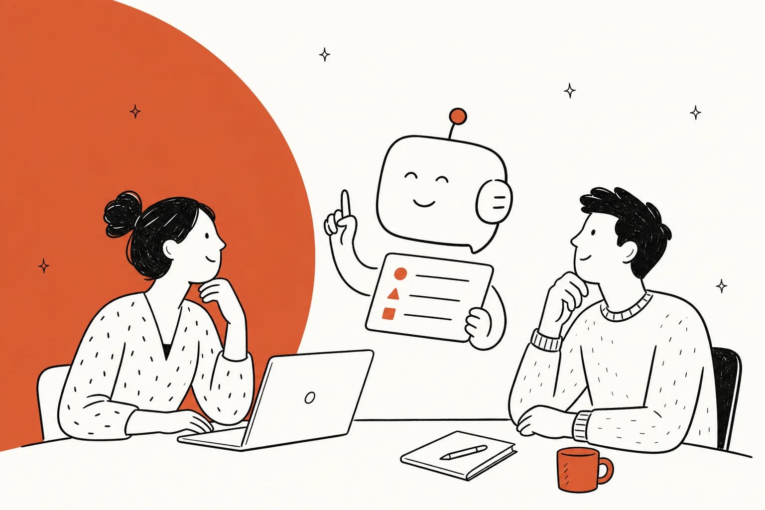 Illustrated banner for a review of Claude Tag, Anthropic's AI teammate for Slack