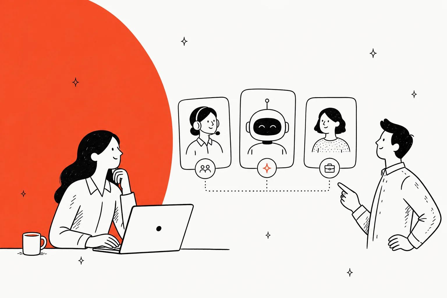 Illustrated banner for a roundup of the best Zowie alternatives for AI customer service in 2026