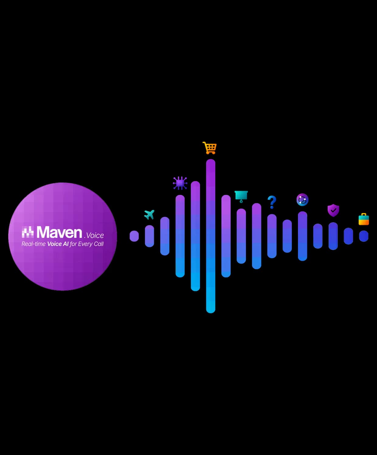 Maven.Voice, the real-time voice AI channel, as taken from Maven AGI