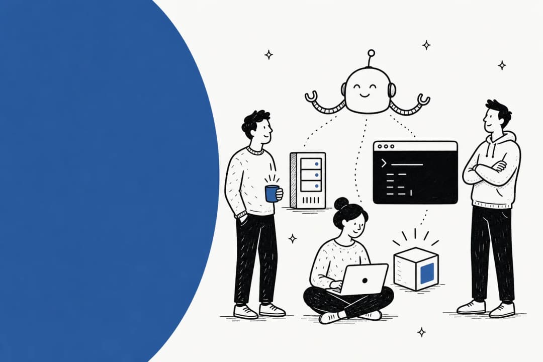 Illustration of a self-hosted AI agent runtime running as a single binary