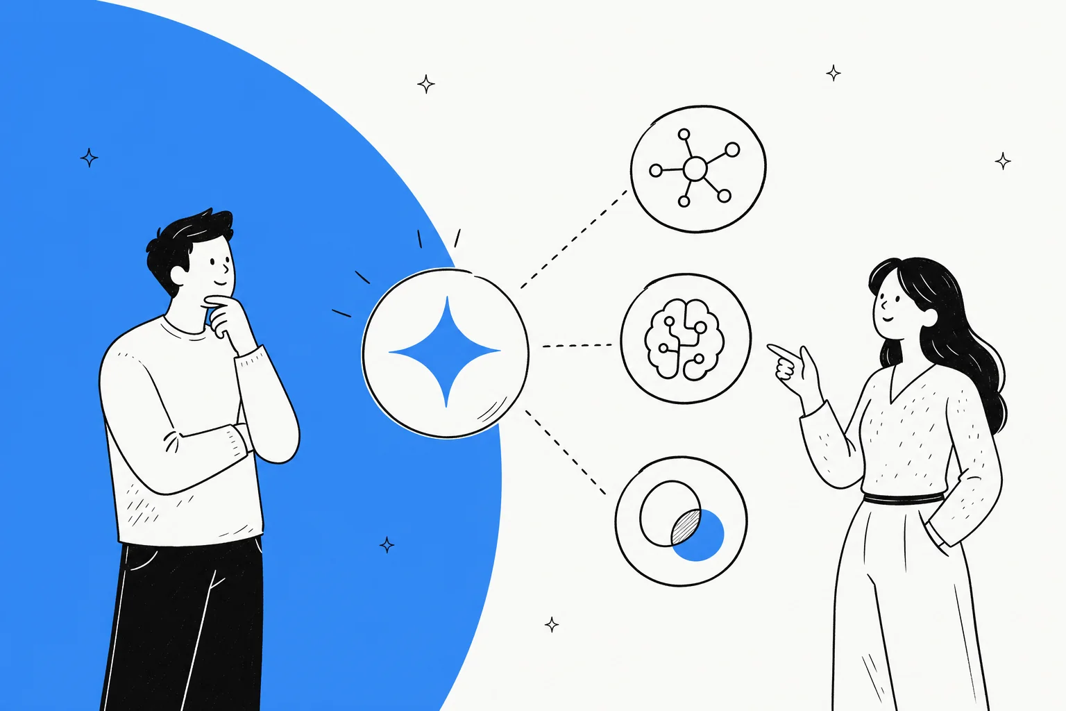 Editorial hero illustration for a roundup of alternatives to Google Gemini 3.5 Pro