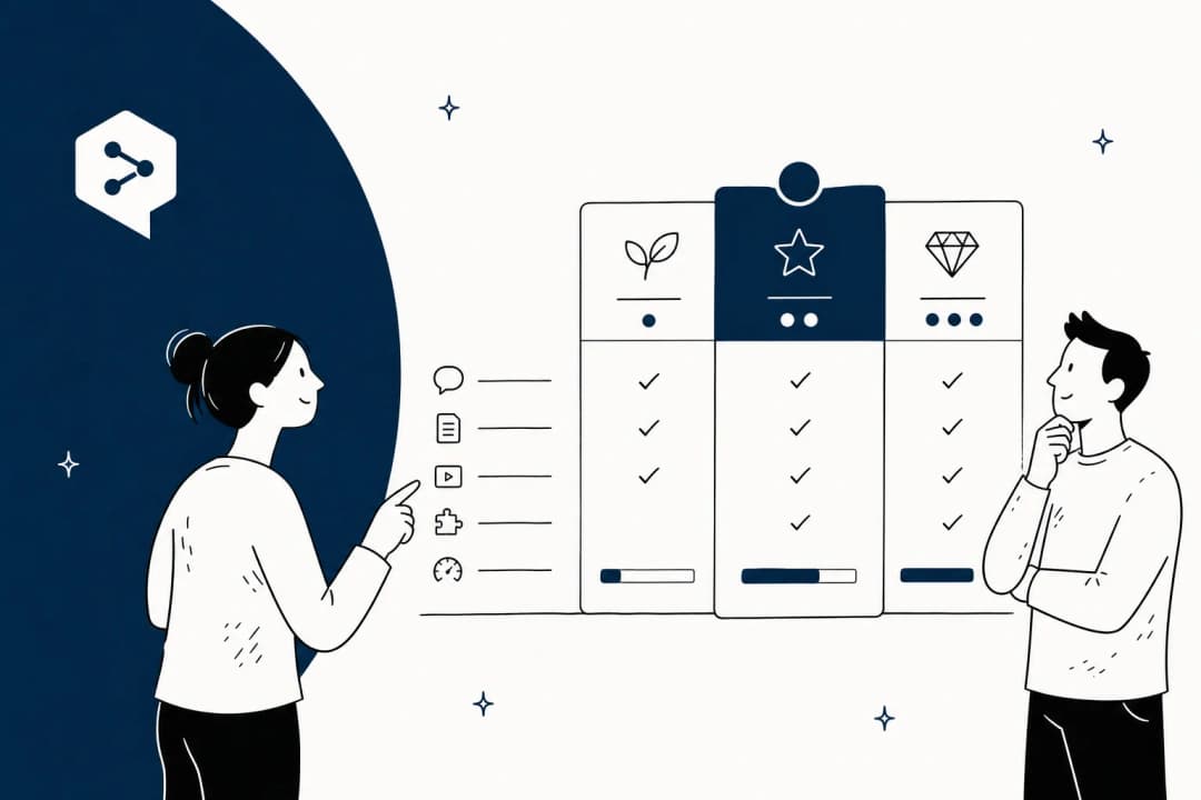 DeepL pricing blog header illustration with editorial cartoon style
