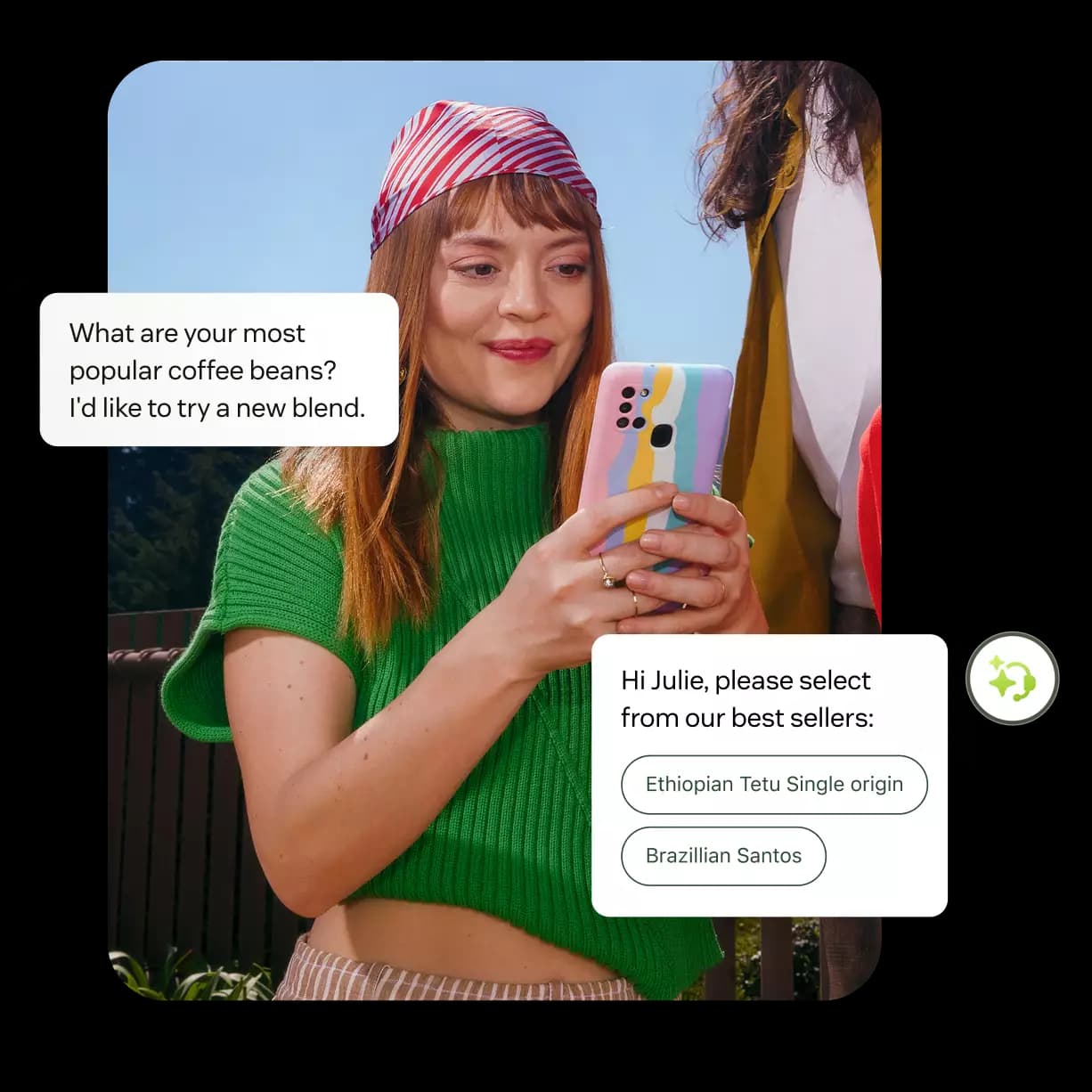 Zendesk Web Widget messaging conversation, as taken from Zendesk