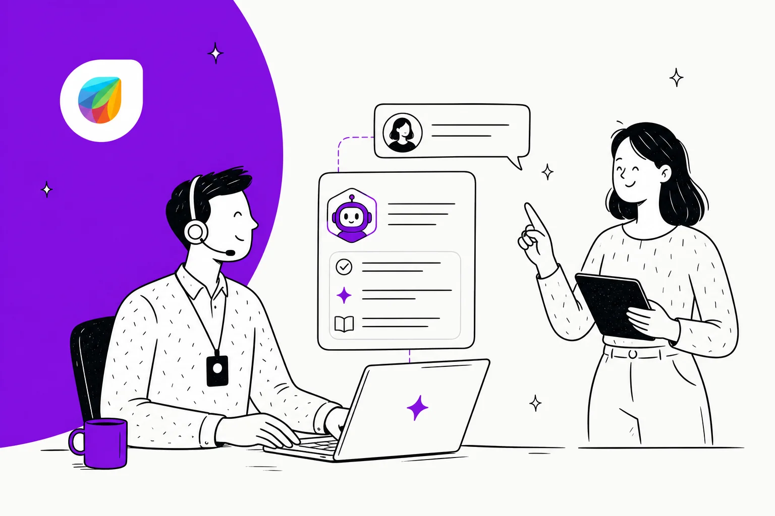 Freshdesk AI agent assist with Freddy Copilot inside the agent workspace