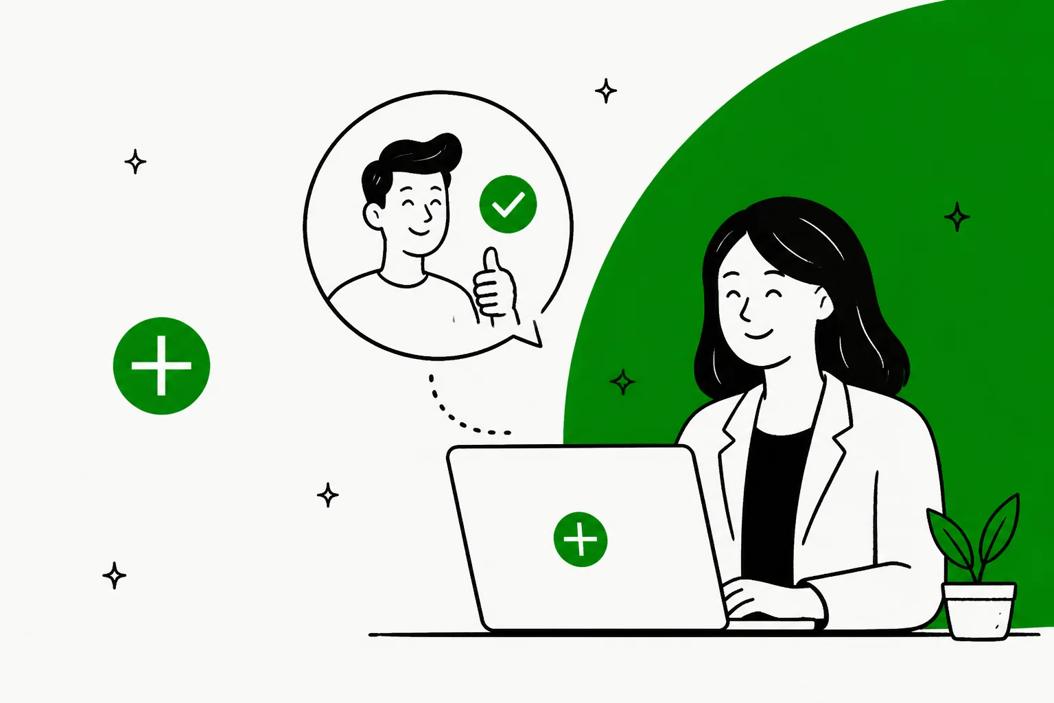 Illustration of Gladly's Sidekick AI resolving customer conversations