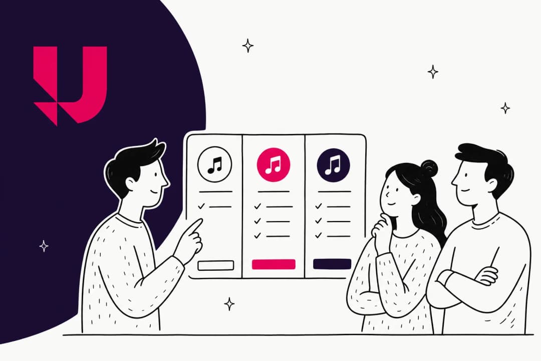 Udio pricing plans breakdown illustration