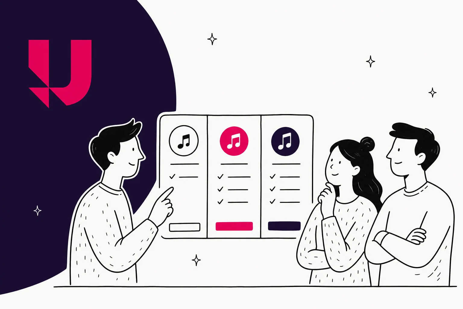 Udio pricing plans breakdown illustration