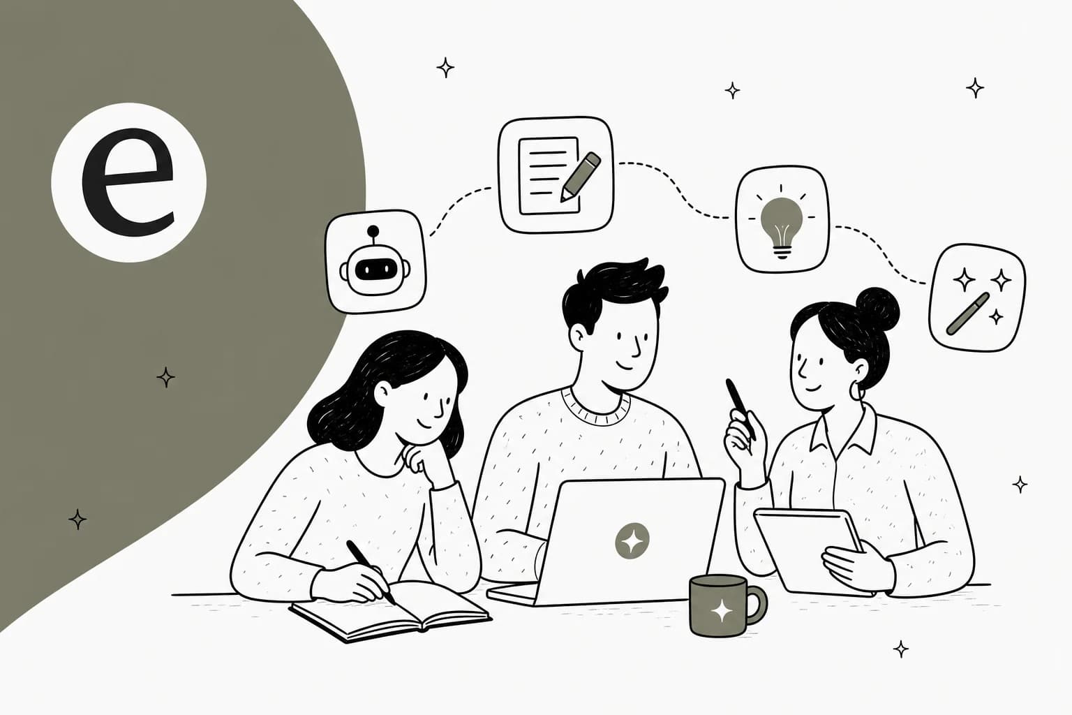 Illustration of the best AI tools for writing blog posts in 2026