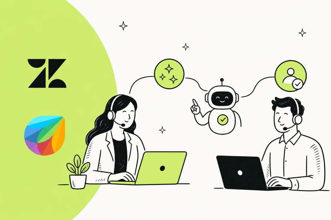 Illustrated hero showing AI alternatives to Zendesk and Freshdesk for smarter support in 2026