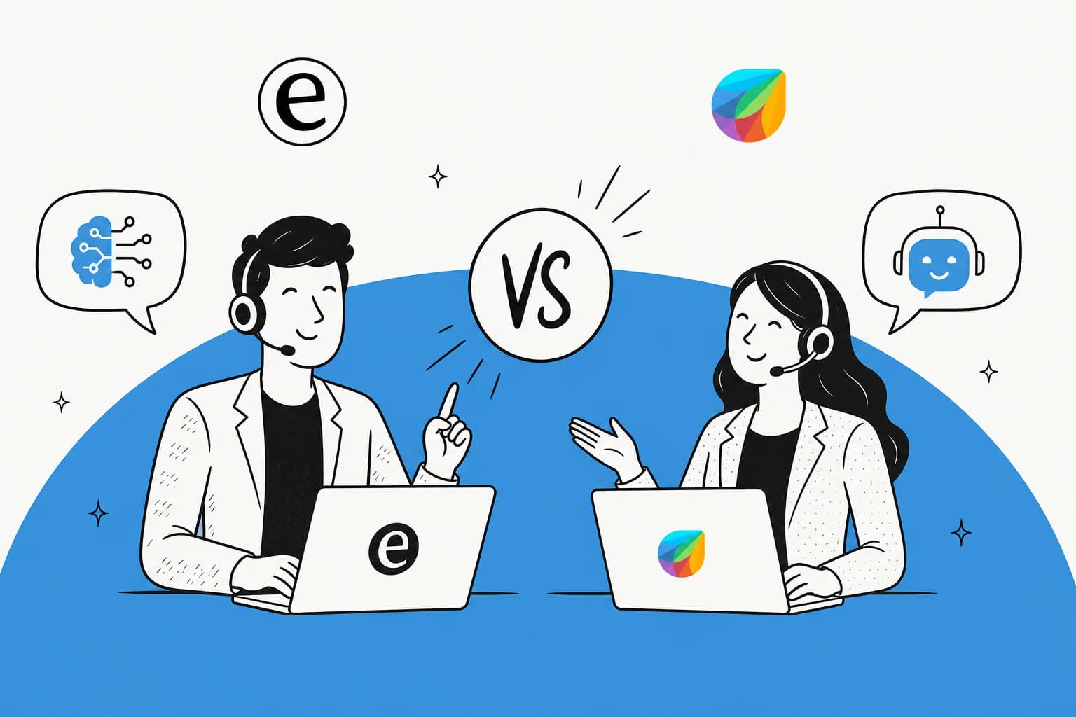 eesel versus Freshdesk Freddy, two AI customer support agents head to head