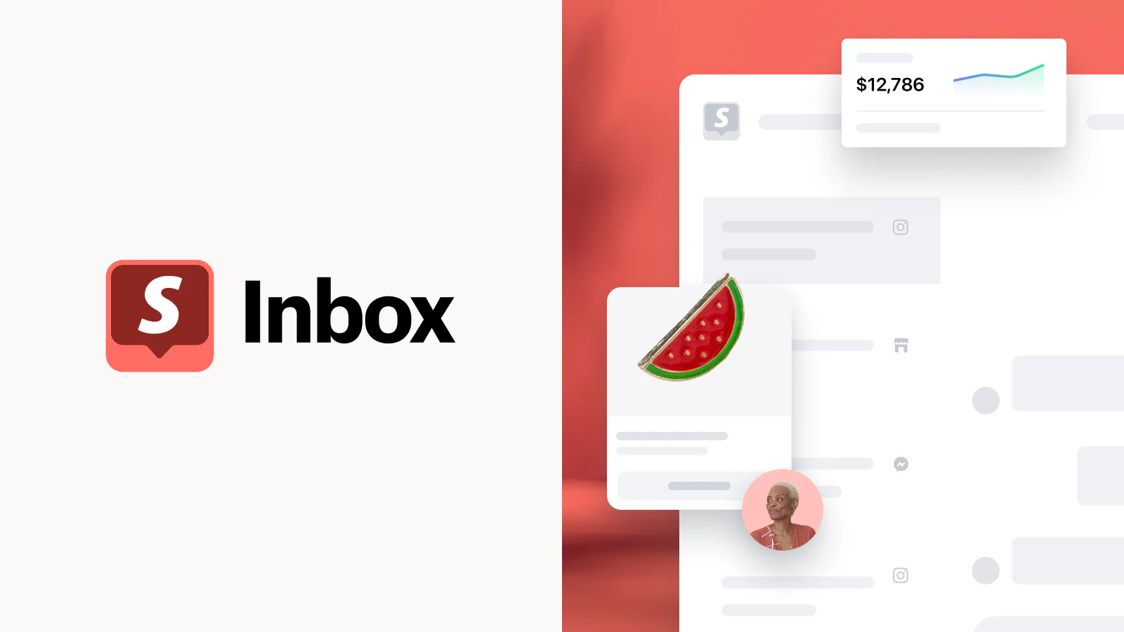 Use Shopify Inbox to turn browsers into buyers product illustration with cart visibility and rich product cards