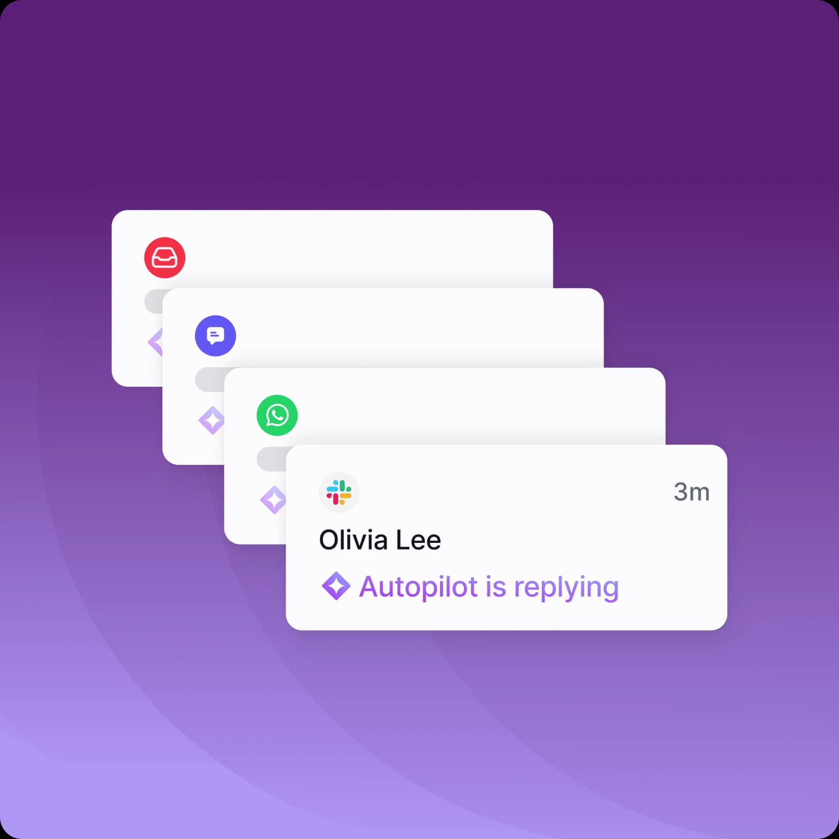 Front Autopilot drafting a grounded reply with cited knowledge sources
