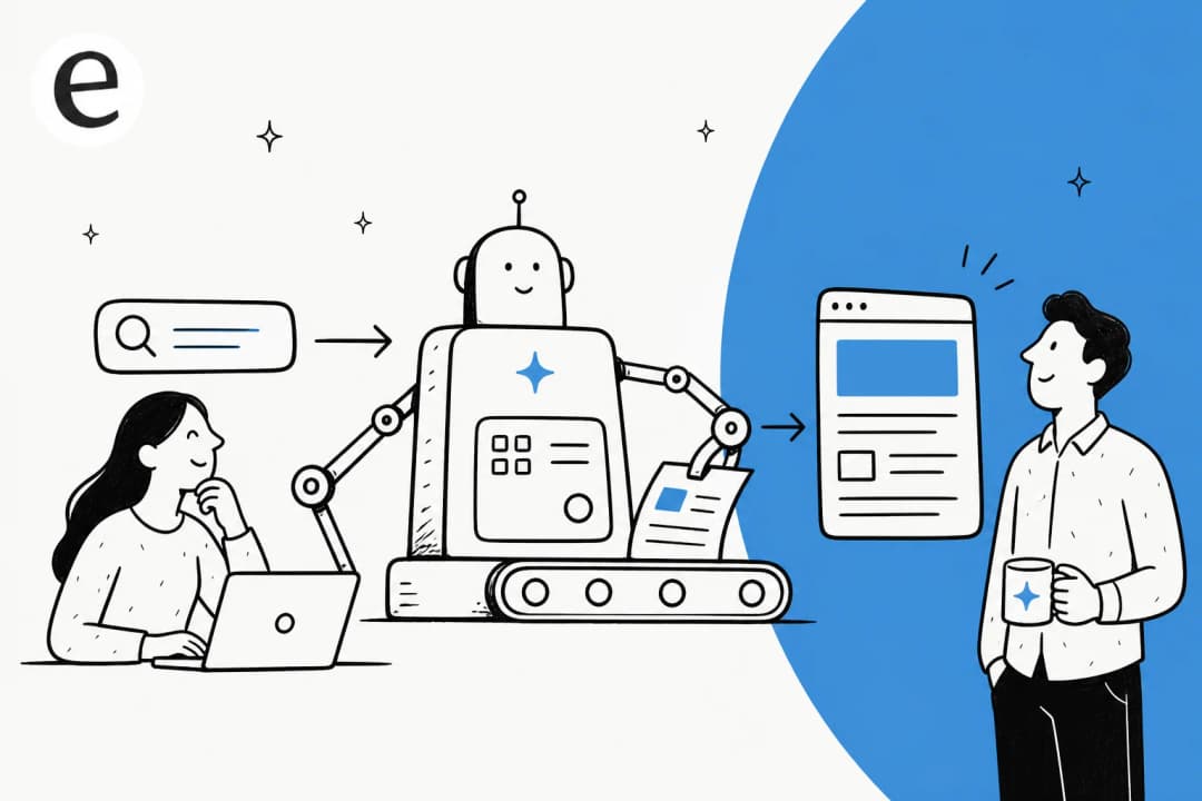 An AI blog content pipeline turning a single keyword into a finished, published blog post