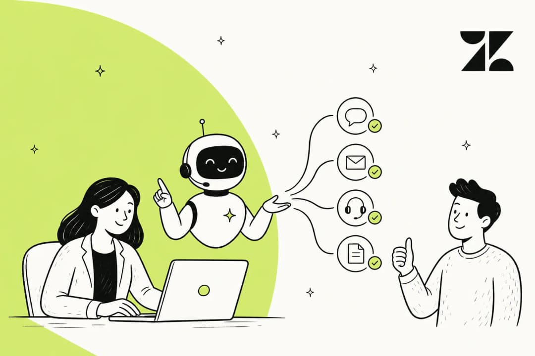 Zendesk AI agents for support resolving customer tickets end-to-end