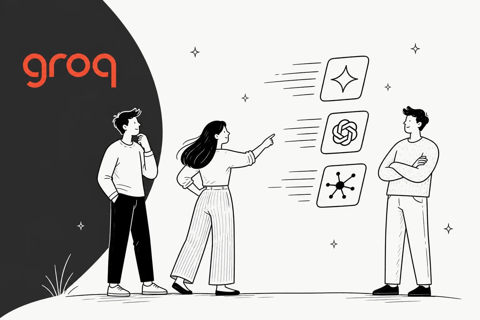 Illustrated banner for the 5 best Groq alternatives in 2026