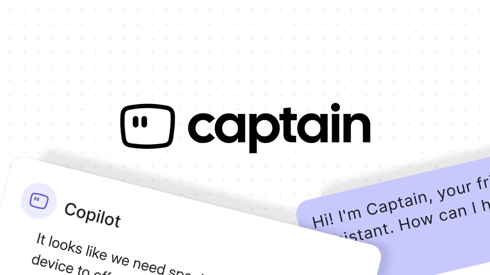 Captain, Chatwoot's native AI agent, shown on its product page, as taken from Chatwoot