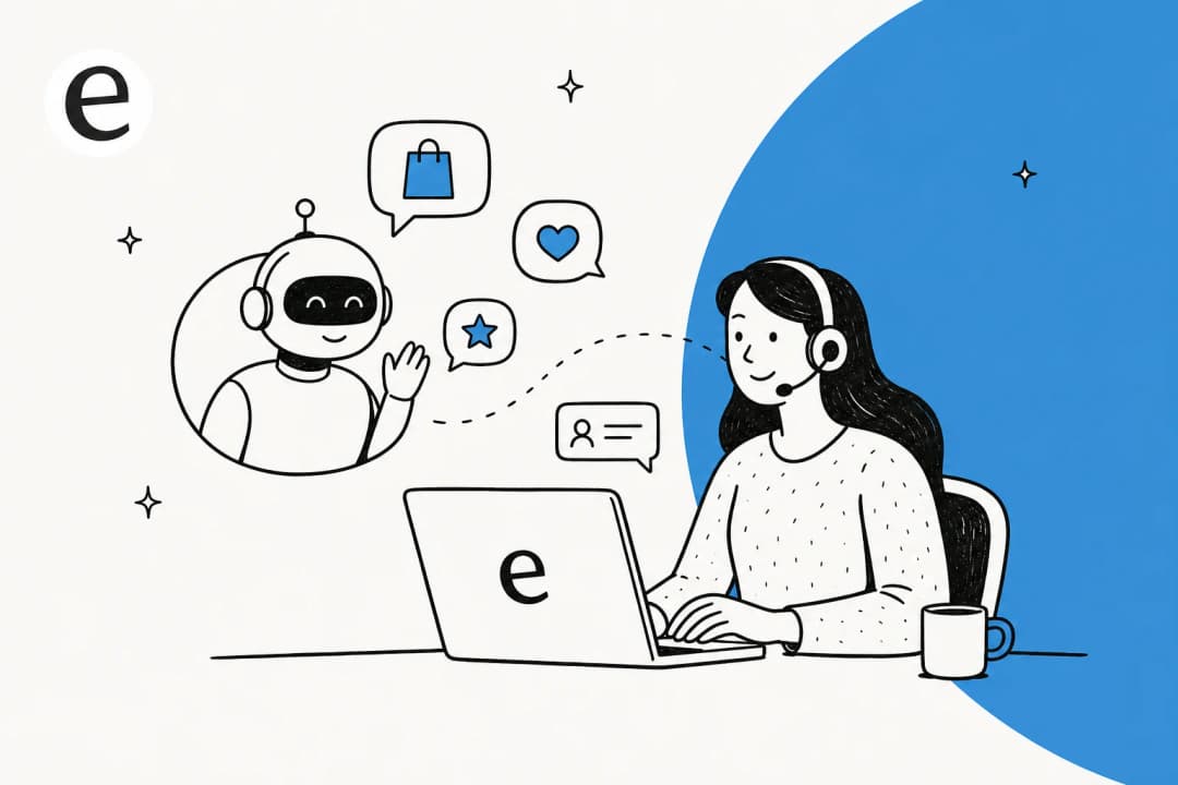 Illustration comparing the best Siena AI alternatives for ecommerce customer service