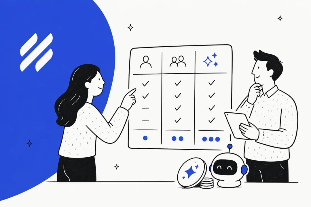 Editorial illustration for a Help Scout pricing breakdown