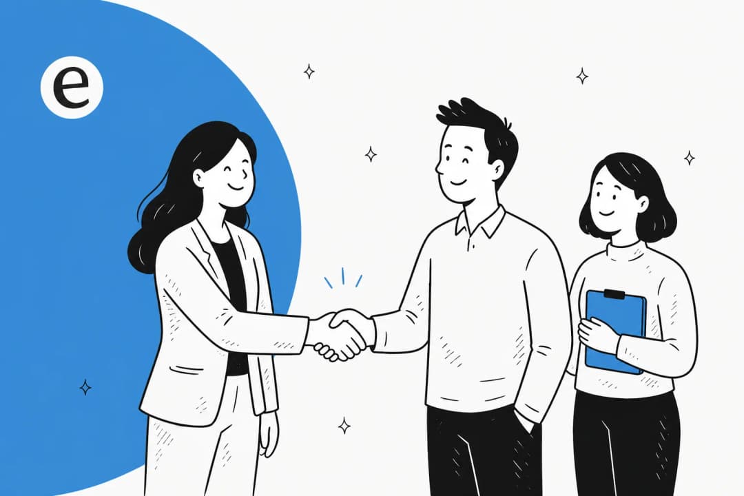 Illustration of five pillars holding up customer trust in a support context