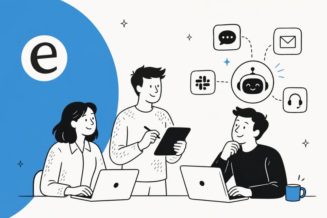 Illustration of a roundup of the best AI customer service alternatives to Dixa