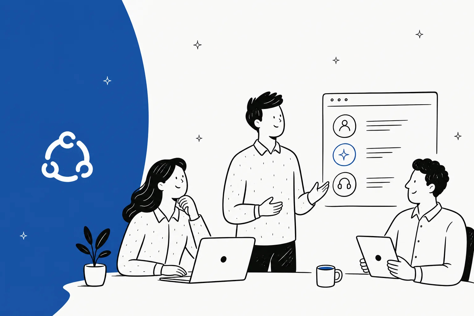 Richpanel pricing breakdown banner in deep blue