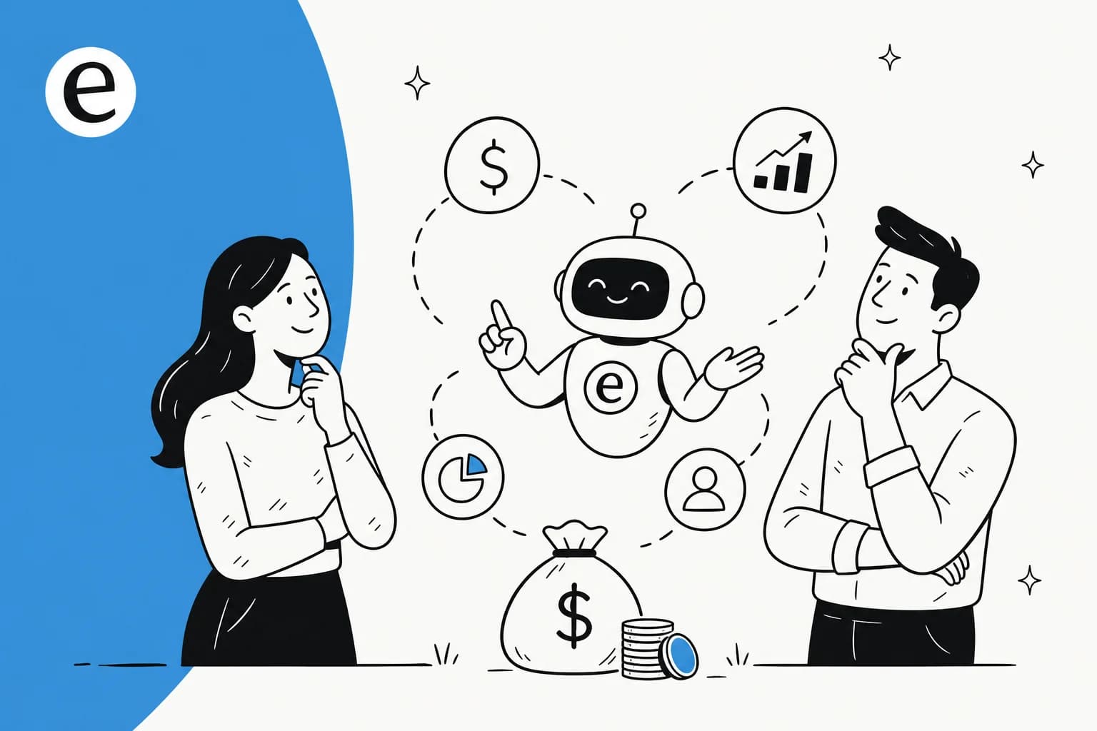 Illustration of pricing models for an AI customer support agent