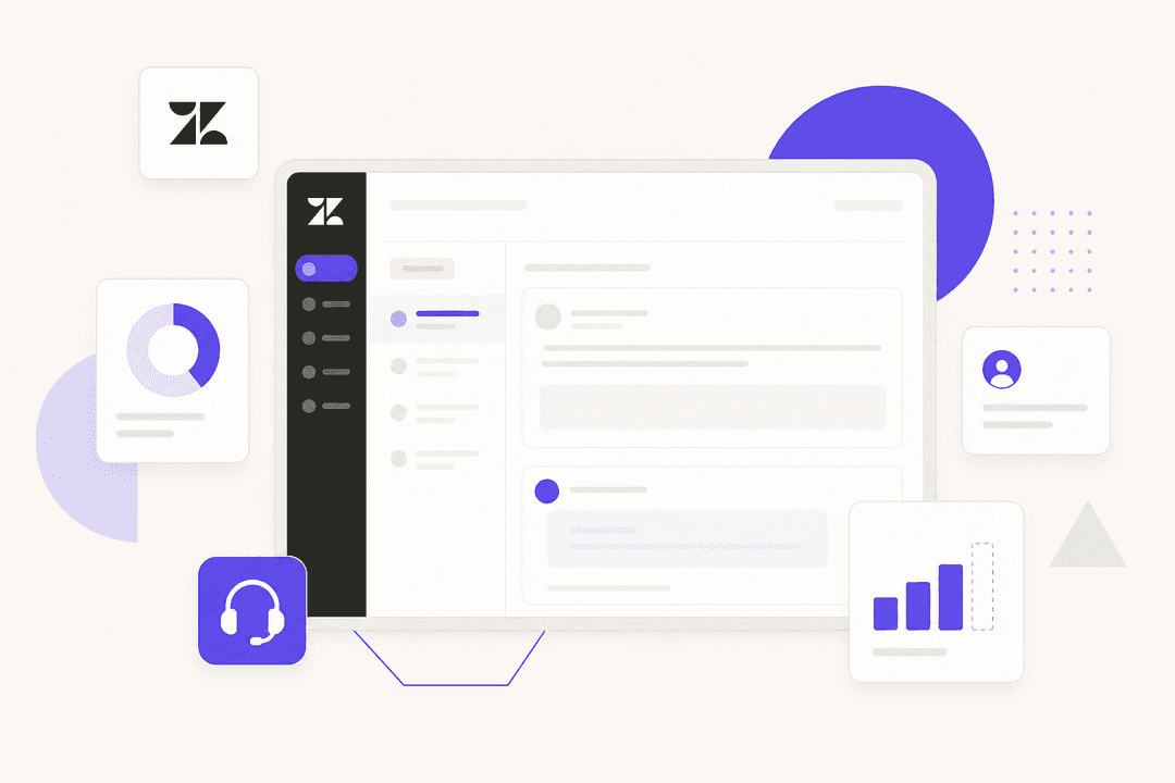 Zendesk review 2026 - hero banner with Zendesk logo