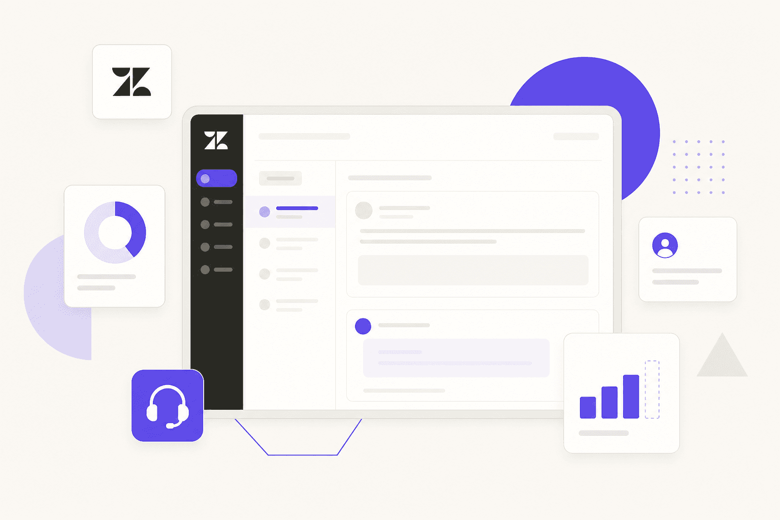 Zendesk review 2026 - hero banner with Zendesk logo