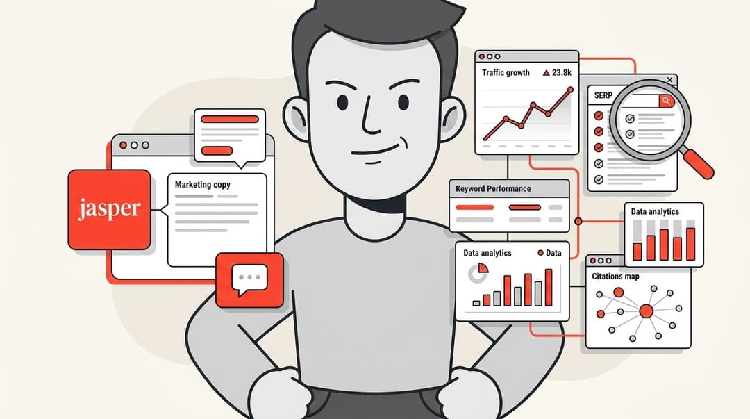 Banner image for I tested 6 Jasper AI alternatives for SEO in 2026: Here is what I found