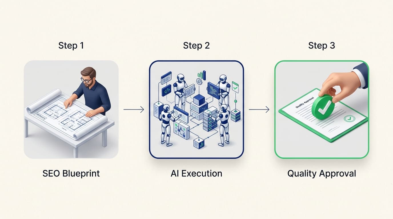 Scalenut’s VIP service combines human strategic oversight with AI-driven execution for a managed content lifecycle.