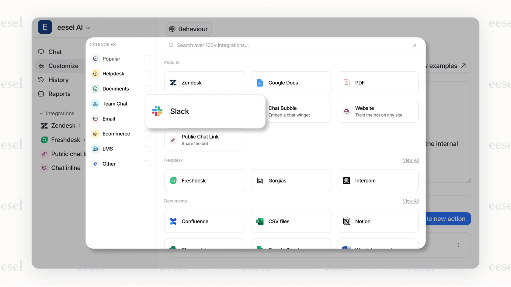 Connecting knowledge sources for your Slack AI chatbot.