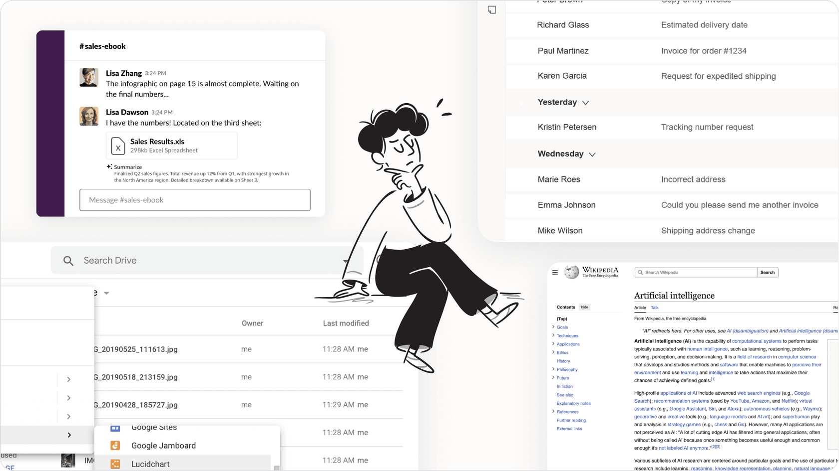 Identifying existing knowledge sources for your internal knowledge base.