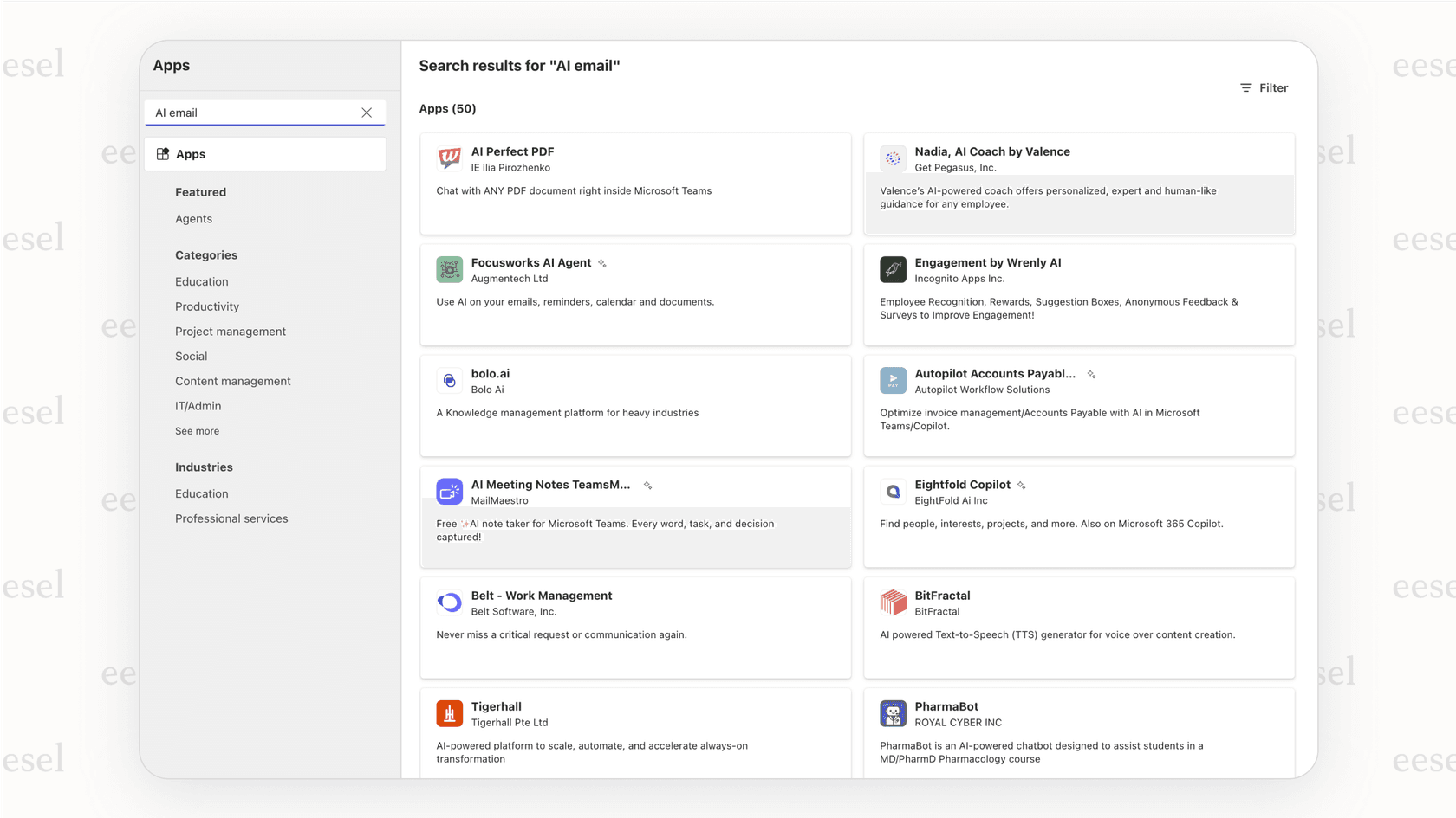 Installing a third-party AI for Outlook email add-in.