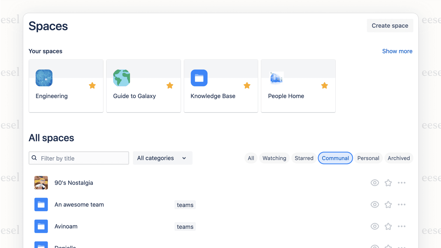 A screenshot showing a Confluence page with a project plan, demonstrating the collaborative features central to the Confluence vs. SharePoint decision.