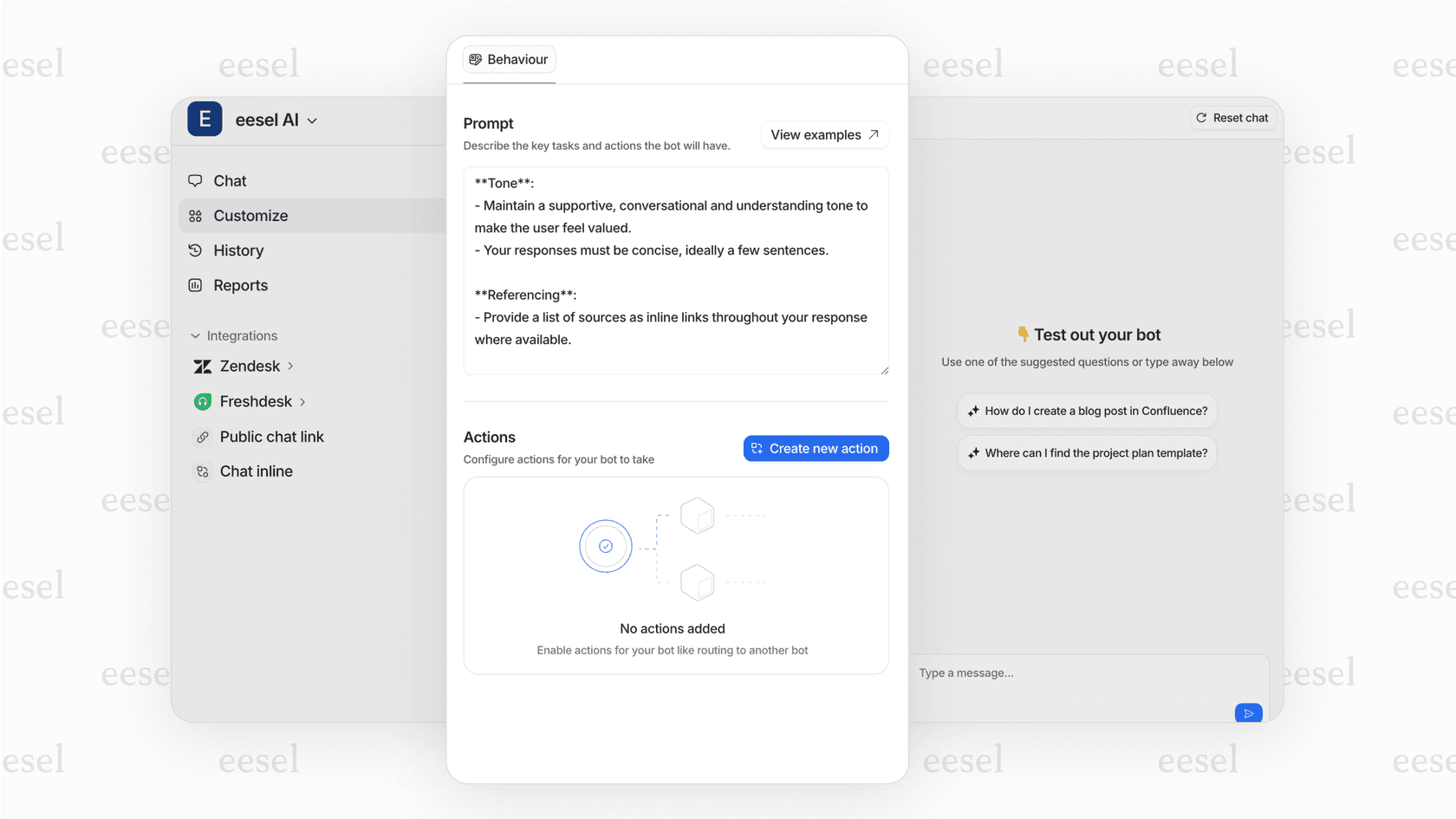 Defining logic in plain English for AI for workflow automation.