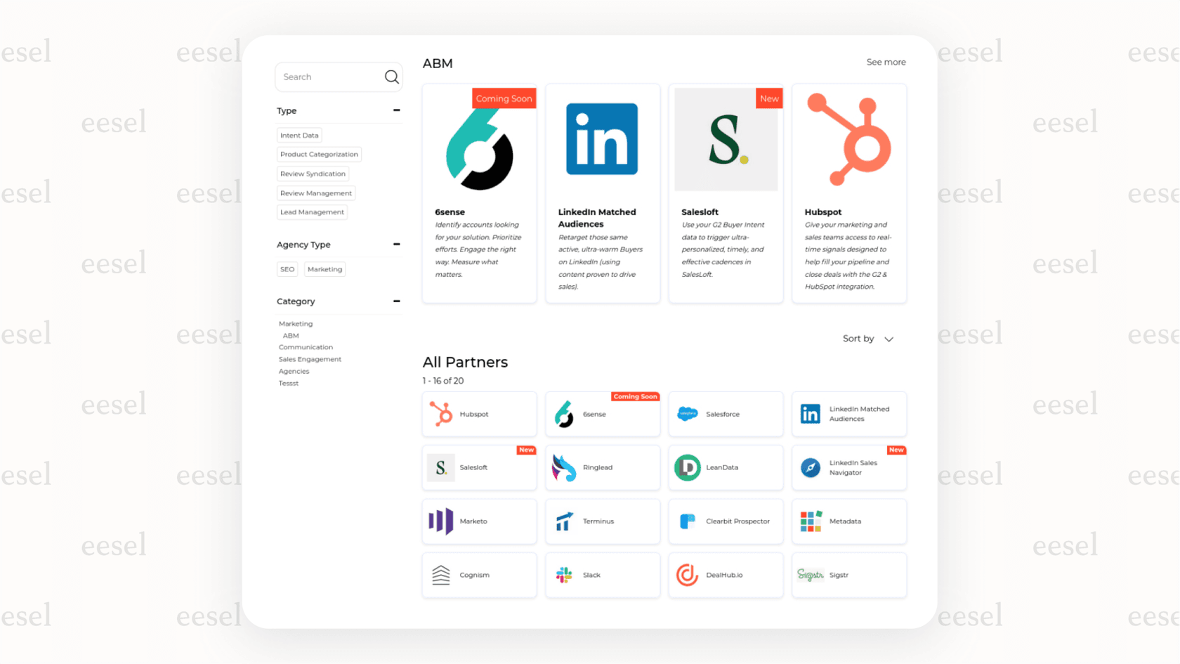 A view of the PartnerStack platform where users can browse and join many of the best SaaS partner programs from a single dashboard.