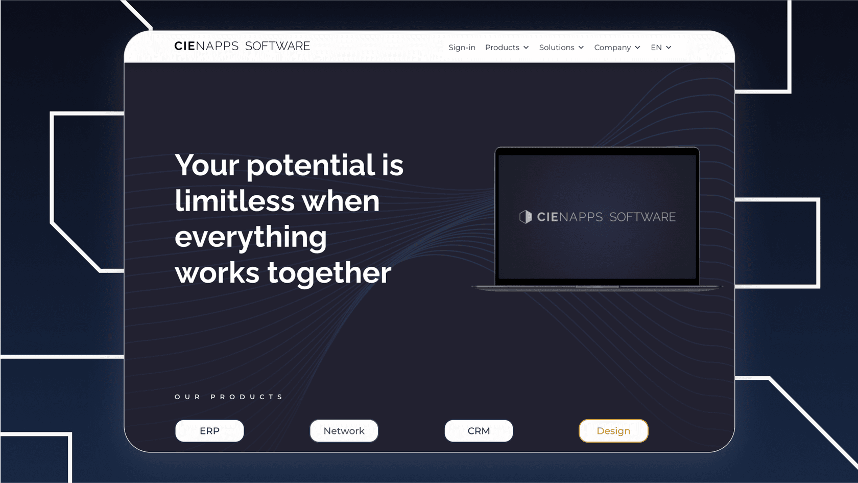 Screenshot of Cienapps
