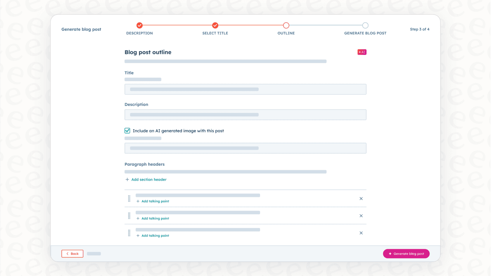 A look at the interface for HubSpot