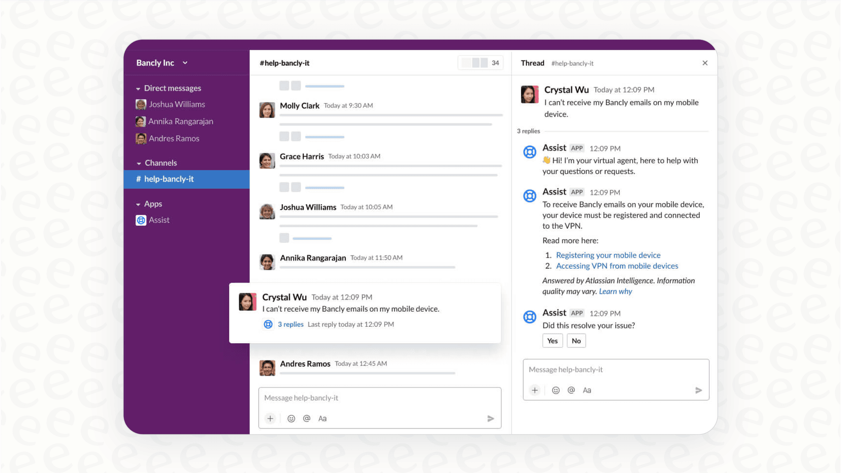 A view of Jira Service Management