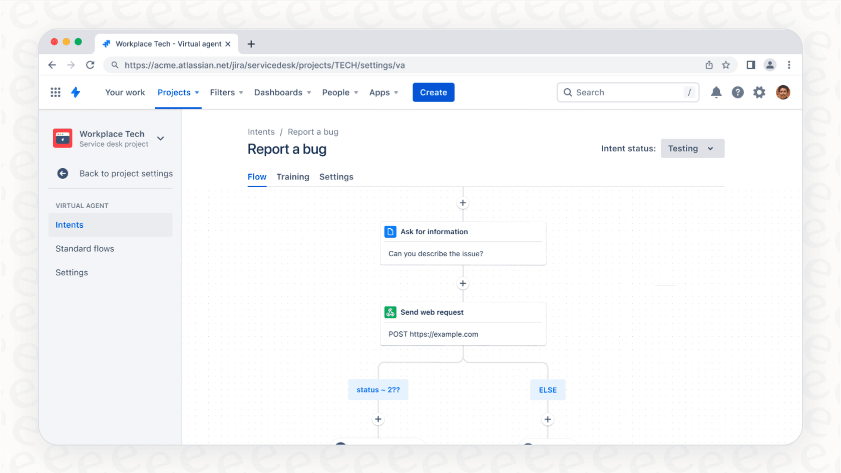 An example of Jira